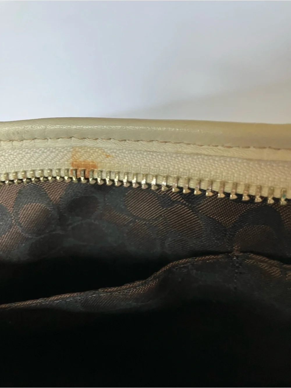 Vintage COACH Coach Ergo Shoulder Bag Purse 9219   Off White, Cream, Ivory